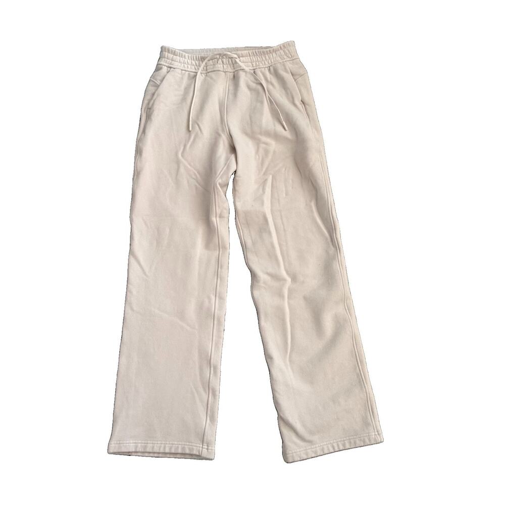 Lululemon Womens Loungeful Straight Leg Pants Sweatpants LW5EK3S Size 6 Ivory
